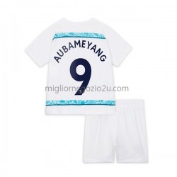 Maglia Chelsea Aubameyang 9 Bambino Trasferta Divisa 2022-2023 Manica Corta
