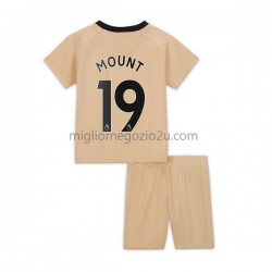 Maglia Chelsea Mount 19 Bambino Terza Divisa 2022-2023 Manica Corta