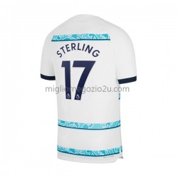 Maglia Chelsea Sterling 17 Uomo Trasferta Divisa 2022-2023 Manica Corta