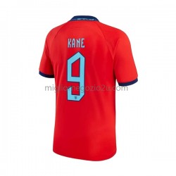 Maglia Inghilterra Kane 9 Uomo Trasferta Divisa Mondiali 2022 Manica Corta