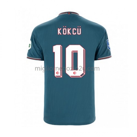 Maglia Feyenoord Rotterdam Orkun Kokcu 10 Uomo Trasferta Divisa 2022-2023 Manica Corta