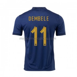 Maglia Francia Dembele 11 Uomo Casa Divisa Mondiali 2022 Manica Corta
