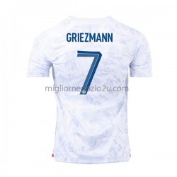 Maglia Francia Griezmann 7 Uomo Trasferta Divisa Mondiali 2022 Manica Corta