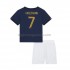 Maglia Francia Griezmann 7 Bambino Casa Divisa Mondiali 2022 Manica Corta