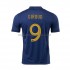 Maglia Francia Olivier Giroud 9 Uomo Casa Divisa Mondiali 2022 Manica Corta
