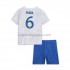 Maglia Francia Pogba 6 Bambino Trasferta Divisa Mondiali 2022 Manica Corta