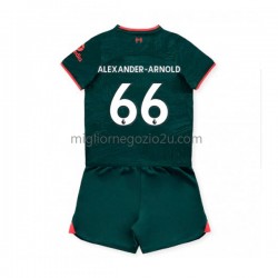 Maglia Liverpool Alexander-Arnold 66 Bambino Terza Divisa 2022-2023 Manica Corta