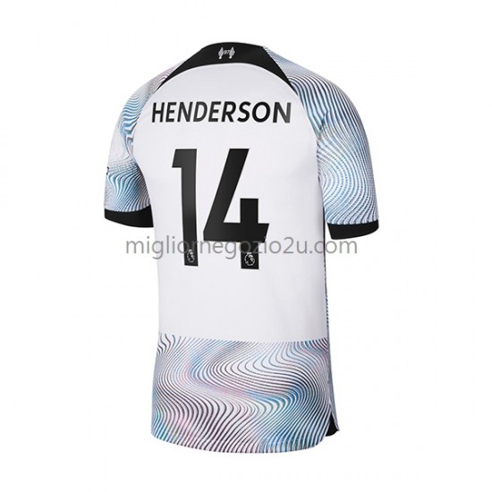 Maglia Liverpool Henderson 14 Uomo Trasferta Divisa 2022-2023 Manica Corta