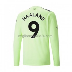 Maglia Manchester City Haaland 9 Uomo Terza Divisa 2022-2023 Manica Lunga