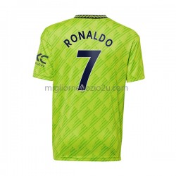 Maglia Manchester United Cristiano Ronaldo Uomo Terza Divisa 2022-2023 Manica Corta
