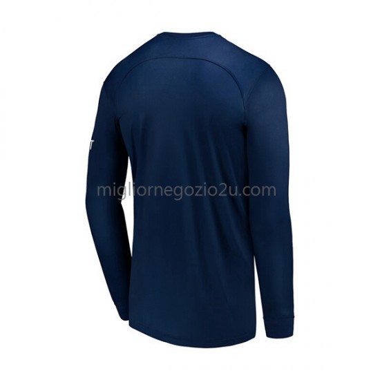 Maglia Paris Saint-Germain Uomo Casa Divisa 2022-2023 Manica Lunga