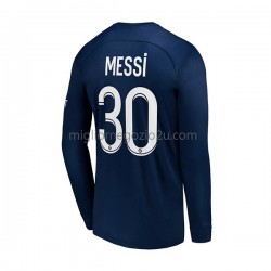 Maglia Paris Saint-Germain Messi 30 Uomo Casa Divisa 2022-2023 Manica Lunga
