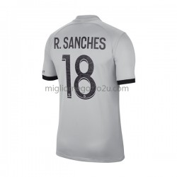 Maglia Paris Saint-Germain R.Sanches 18 Uomo Trasferta Divisa 2022-2023 Manica Corta