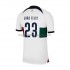 Maglia Portogallo Joao Felix 23 Uomo Trasferta Divisa Mondiali 2022 Manica Corta