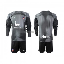 Maglia Atlético Madrid Portiere Bambino Trasferta Divisa 2022-2023 Manica Lunga