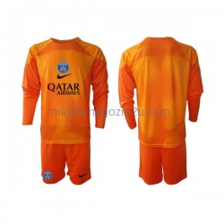 Maglia Paris Saint-Germain Portiere Bambino Trasferta Divisa 2022-2023 Manica Lunga