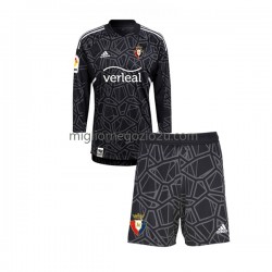 Maglia CA Osasuna Portiere Bambino Casa Divisa 2022-2023 Manica Lunga