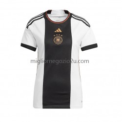 Maglia Germania Donna Casa Divisa Mondiali 2022 Manica Corta