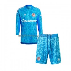Maglia Olympiacos Portiere Bambino Casa Divisa 2022-2023 Manica Lunga