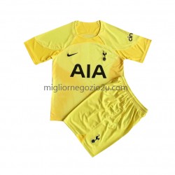 Maglia Tottenham Hotspur Portiere Bambino Casa Divisa 2022-2023 Manica Corta