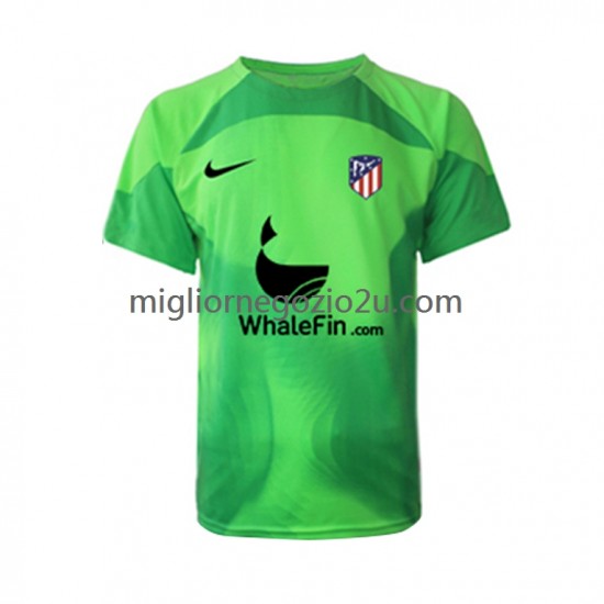 Maglia Atlético Madrid Portiere Uomo Casa Divisa 2022-2023 Manica Corta