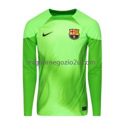 Maglia FC Barcelona Portiere Uomo Casa Divisa 2022-2023 Manica Lunga