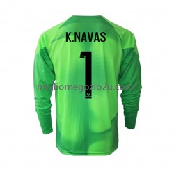 Maglia Paris Saint-Germain Keylor Navas 1 Portiere Uomo Casa Divisa 2022-2023 Manica Lunga
