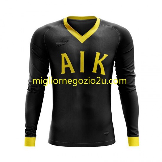 Maglia AIK 100 Anniversary Uomo Casa Divisa 2024 Manica Lunga