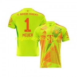 Maglia FC Bayern München Manuel Neuer 1 Portiere Uomo Casa Divisa 2024-2025 Manica Corta