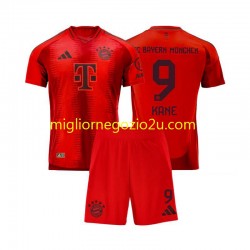 Maglia FC Bayern München Harry Kane 9 Bambino Casa Divisa 2024-2025 Manica Corta