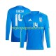 Maglia Italia Chiesa 14 Uomo Casa Divisa Euro 2024 Manica Lunga
