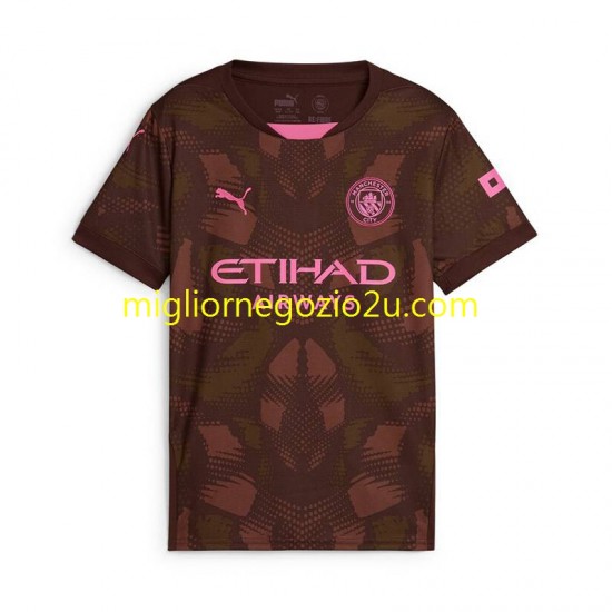 Maglia Manchester City Portiere Uomo Casa Divisa 2024-2025 Manica Corta