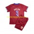 Maglia Norvegia Erling Haaland 9 Bambino Casa Divisa 2024 Manica Corta