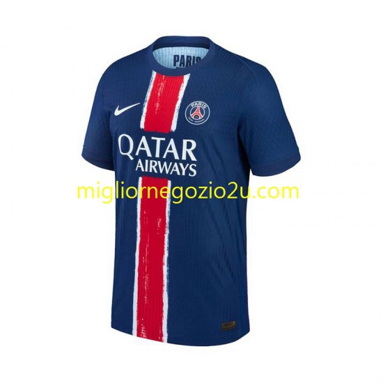 Maglia Paris Saint-Germain Uomo Casa Divisa 2024-2025 Manica Corta