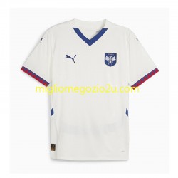 Maglia Serbia Uomo Trasferta Divisa 2024-2025 Manica Corta