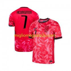 Maglia Corea del Sud Heungmin 7 Uomo Casa Divisa 2024 Manica Corta