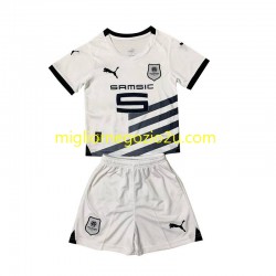 Maglia Stade Rennais Bambino Trasferta Divisa 2023-2024 Manica Corta