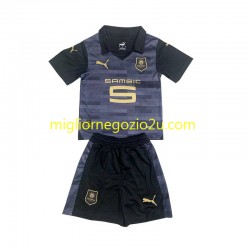 Maglia Stade Rennais Bambino Terza Divisa 2023-2024 Manica Corta