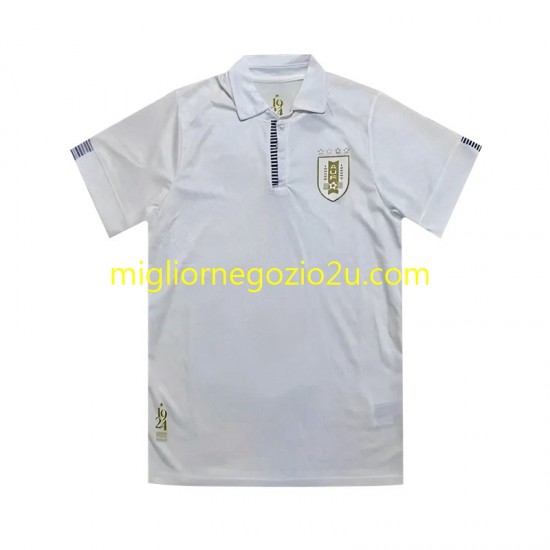 Maglia Uruguay 100th Anniversary Uomo Trasferta Divisa 2024 Manica Corta