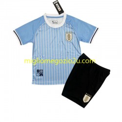 Maglia Uruguay Bambino Casa Divisa 2024 Manica Corta