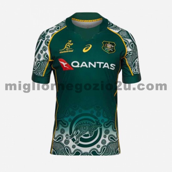 Maglia Australia Rugby Casa Divisa 2021 Manica Corta