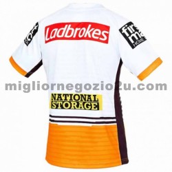 Maglia Brisbane Broncos Rugby Trasferta Divisa 2021 Manica Corta