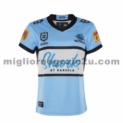 Maglia Cronulla Sutherland Sharks Rugby Casa Divisa 2021 Manica Corta