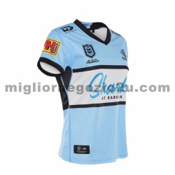 Maglia Cronulla Sutherland Sharks Rugby Casa Divisa 2021 Manica Corta