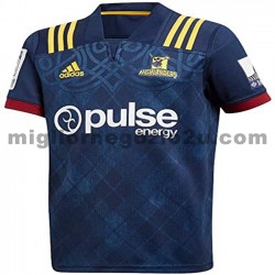 Maglia Dunedin Highlanders Rugby Casa Divisa 2020 Manica Corta