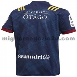 Maglia Dunedin Highlanders Rugby Casa Divisa 2020 Manica Corta