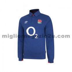 Maglia Inghilterra Rugby Classic Trasferta Divisa 2020-2021 Manica Lunga