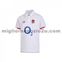 Maglia Inghilterra Rugby Classic Casa Divisa 2020-2021 Manica Corta
