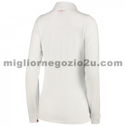 Maglia Inghilterra Rugby Classic Donna Casa Divisa 2020-2021 Manica Lunga