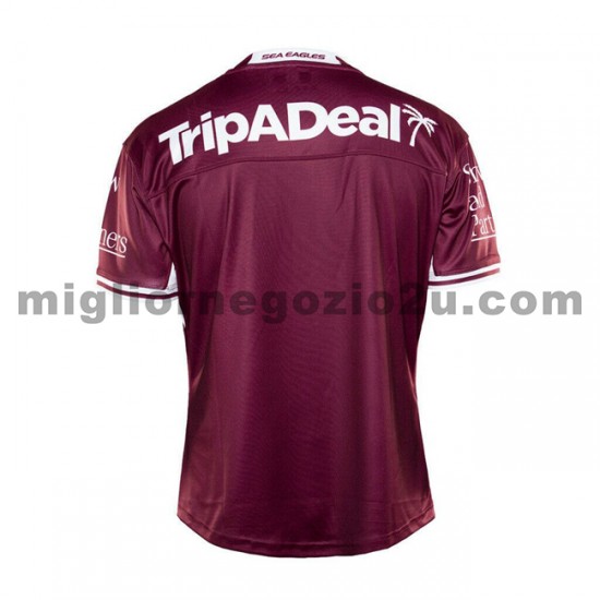 Maglia Manly Warringah Sea Eagles Rugby Casa Divisa 2021 Manica Corta